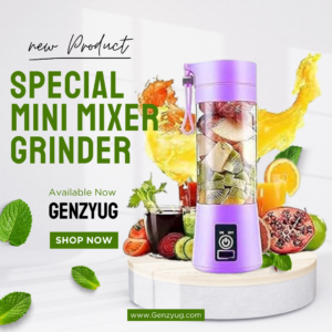 Mini Mixer Grinder with Power bank System