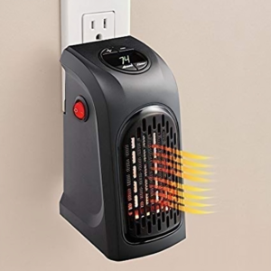 Handy Heater 350W Plug In Wall Outlet Mini Room Heater for Home, Office, Bedroom